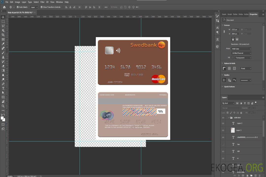 Suède Mastercard Swedbank template Suède Mastercard Swedbank template